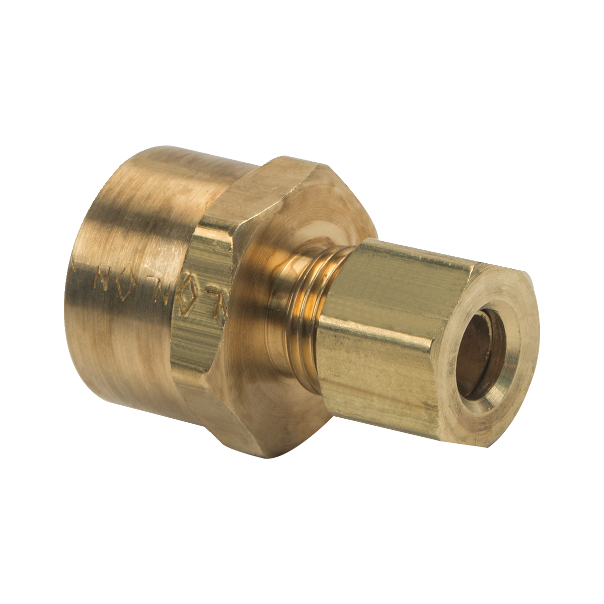 1/2 in. Nom Sweat x 1/4 in. O.D. Tube BrassCraft